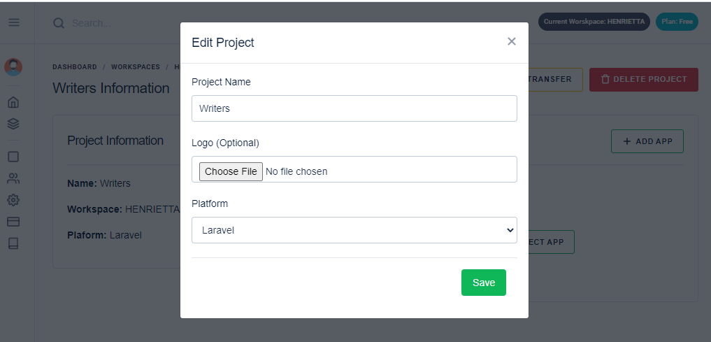 Add and Manage a Project on Devpilot